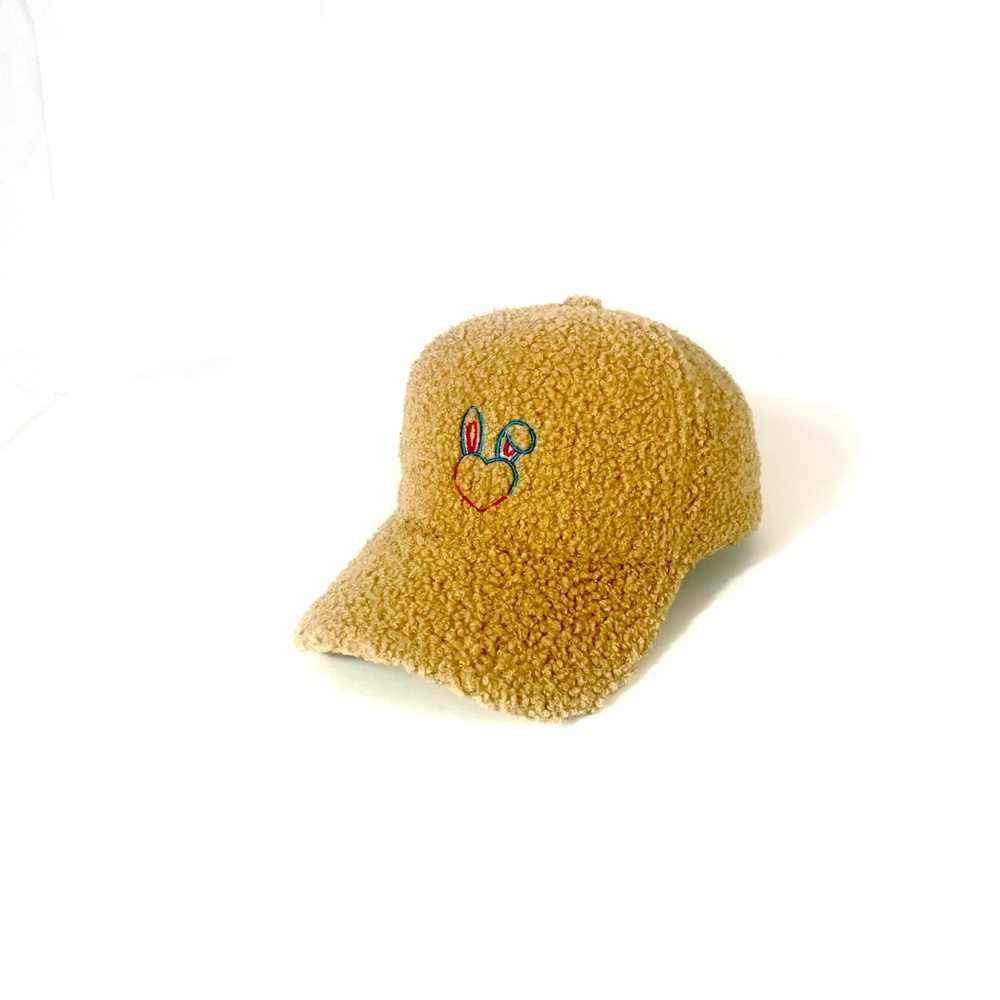 BlueBunny Tan Fuzzy Cap